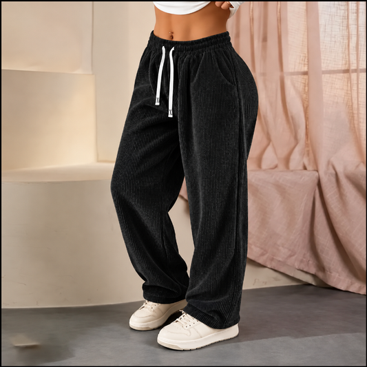 [LETZTER VERKAUFSTAG] Damen-Cordhose mit geradem Bein – 100 % Baumwolle